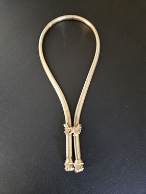 Vintage PS Co. Gold-Tone Double Strand Snake Chain Necklace - 50s/60s